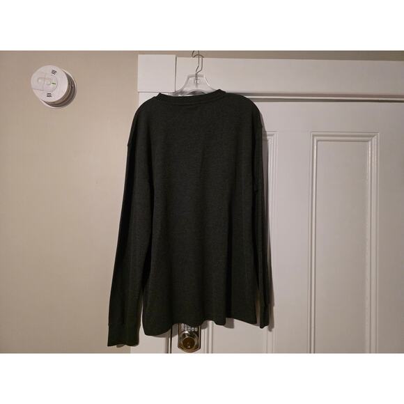 Vtg Southpole Shirt Mens XXL Black Long Sleeve Waffle Knit Thermal Hip Hop Y2K - Picture 2 of 8